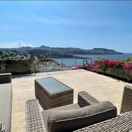 Sea View Terrace - 5 Min To Beach - 4 Wac Golturkbuku